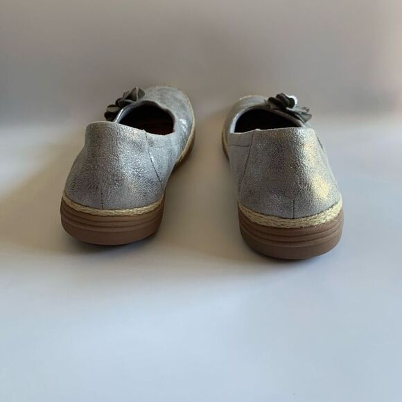 Clark’s Elaina Jade Ballet Flat in Pewter Size 8 - Picture 6 of 12